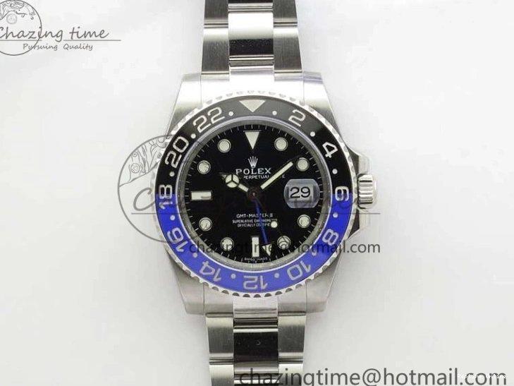 0413 SunProtective GMT-Master II 116710 BLNR Black Blue Ceramic 904L Steel Noob 1:1 Best Edition SA3186 CHS V 2876